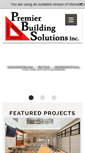 Mobile Screenshot of premierbuildingsolutions.biz